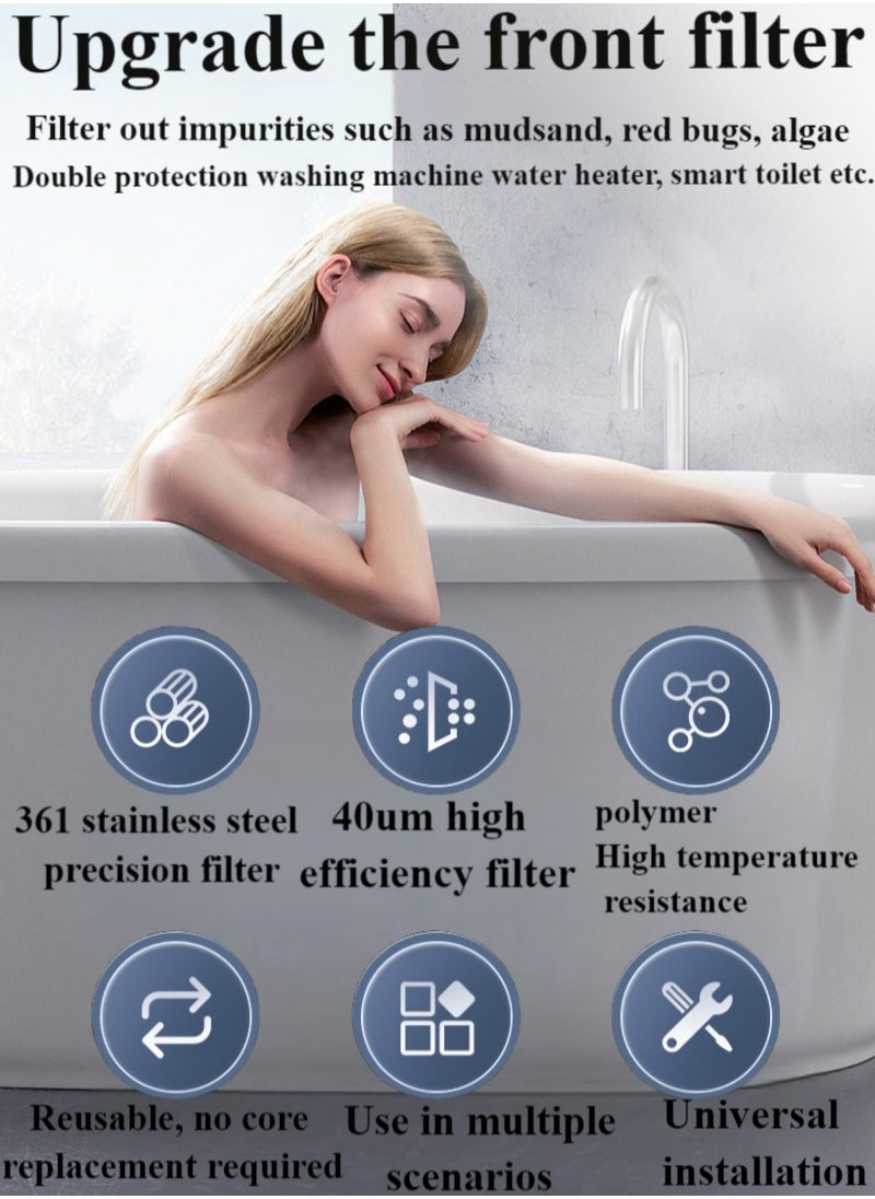 Healife Fixed Shower Filter Reduces Chlorine Complete Water Softening Solution Easy to Install Fits All Standard Hoses and Faucets American Filtration Technology for Soft, Vibrant Hair and Glowing Skin  - Image 3