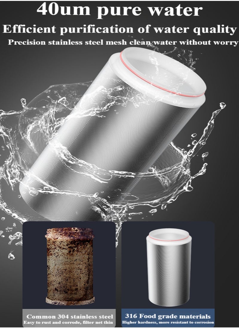 Healife Fixed Shower Filter Reduces Chlorine Complete Water Softening Solution Easy to Install Fits All Standard Hoses and Faucets American Filtration Technology for Soft, Vibrant Hair and Glowing Skin  - Image 4