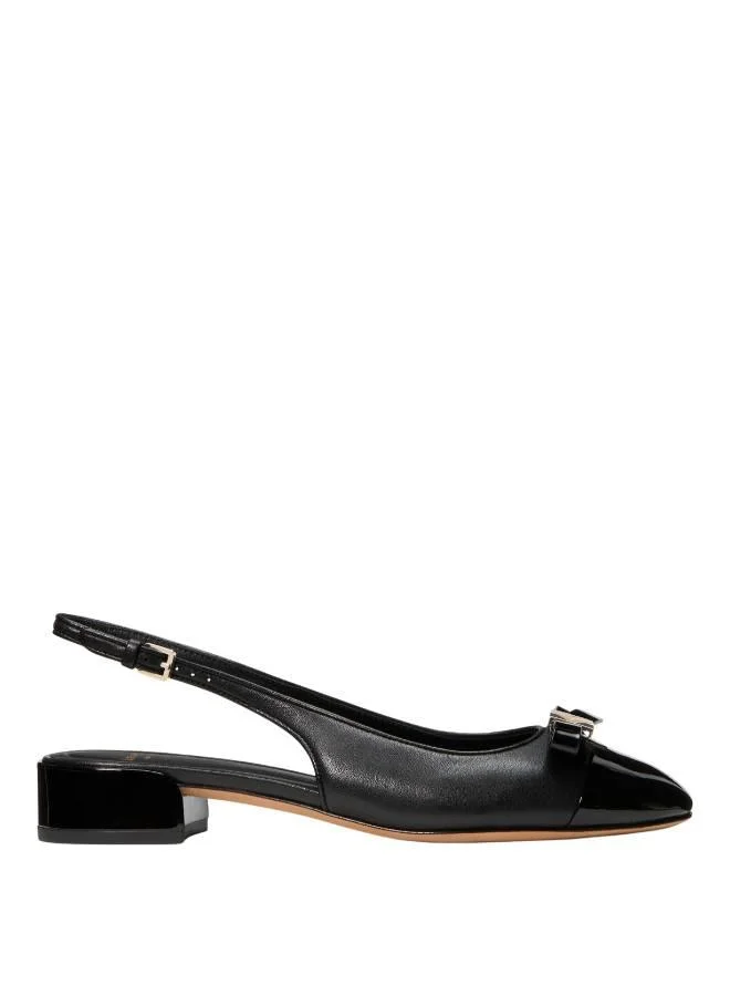 كيت سبيد Deco Bow Smooth Leather Slingback Pump