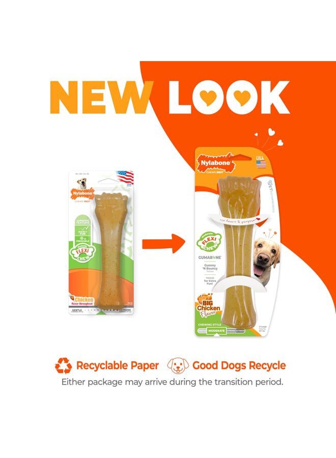 Nylabone Flex Moderate Chew Dog Toy Chicken X-Large/Souper (1 Count) - Image 2