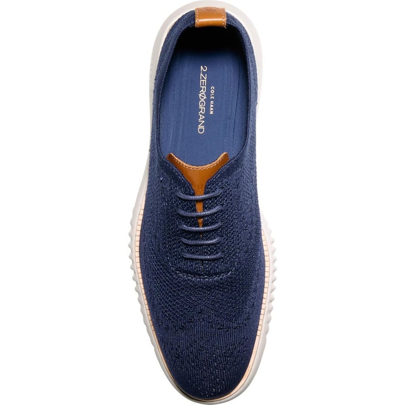 Men's casual oxford for daily wear, Stitchlite knit upper in black, lightweight and breathable with Grand.S foam cushioning - Image 3