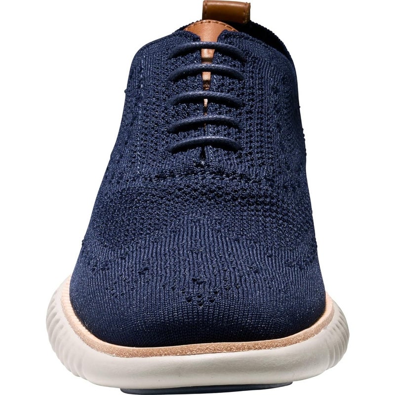 Men's casual oxford for daily wear, Stitchlite knit upper in black, lightweight and breathable with Grand.S foam cushioning - Image 5