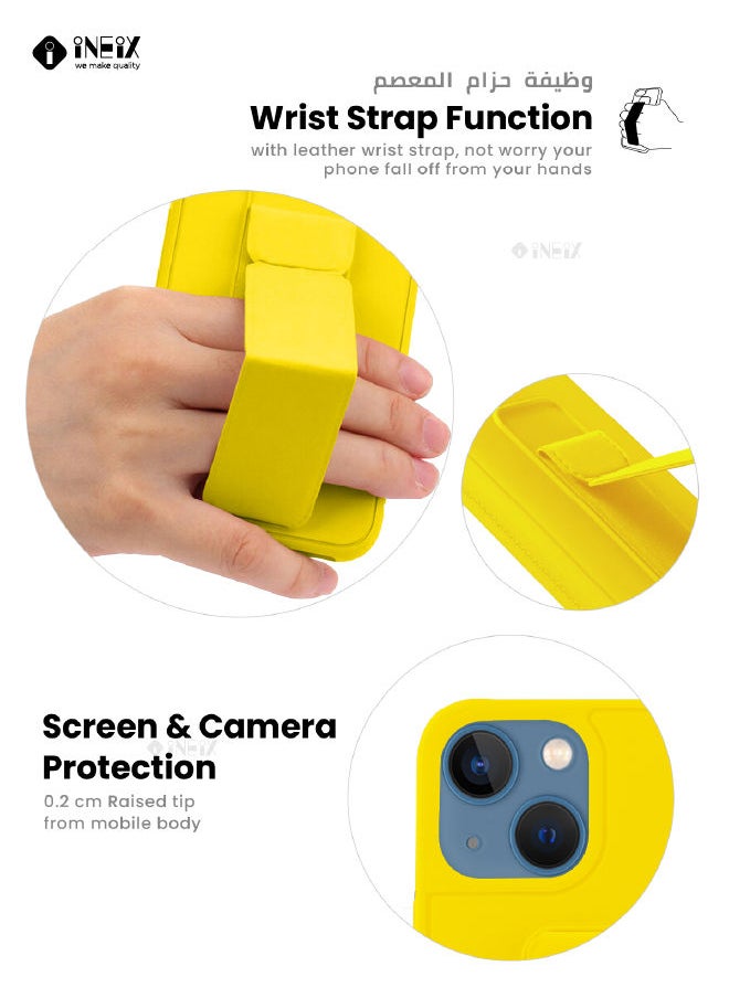 INEIX - 3-in-1 Magnetic Wrist Strap Hand Grip with Stand Case Cover For Apple iPhone 13 - Image 1
