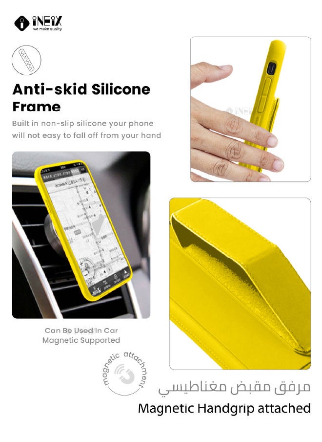 INEIX - 3-in-1 Magnetic Wrist Strap Hand Grip with Stand Case Cover For Apple iPhone 13 - Image 1