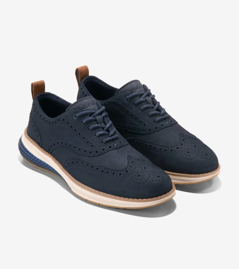 COLE HAAN Men's ØriginalGrand Energyweave Wingtip Oxfords