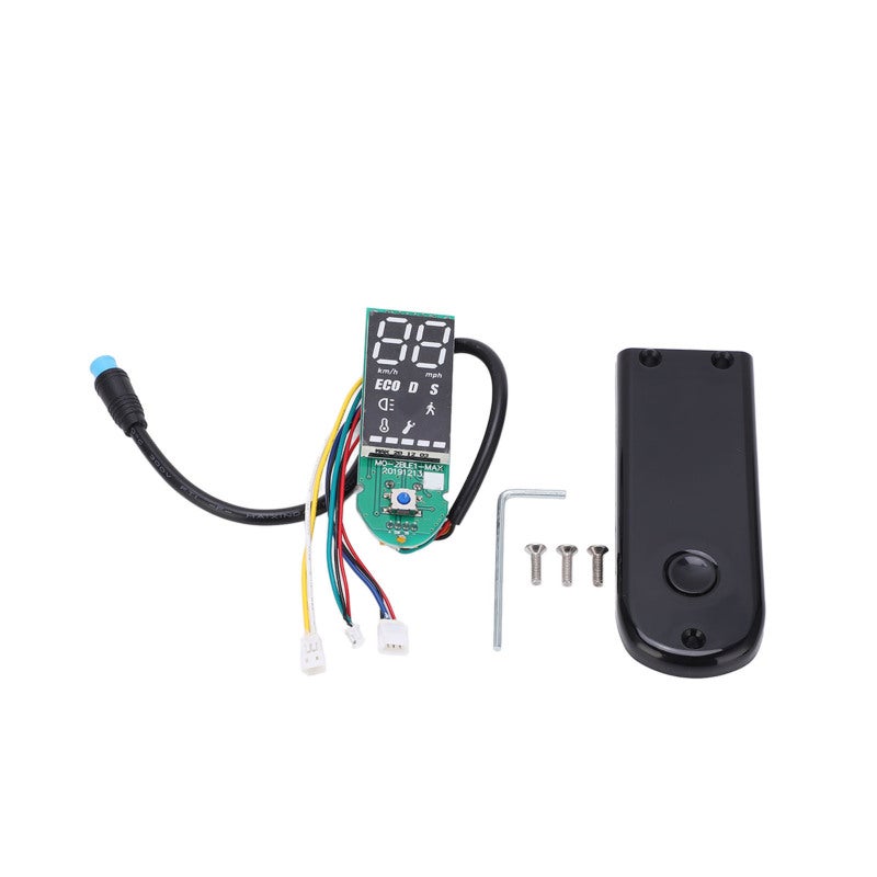 Electric Scooter Dashboard: 1 Set PCB+Plastic+ABS Digital Display Module - Waterproof Plug Replacement Part for Ninebot MAX G30 Scooter Repair & Maintenance - Image 2