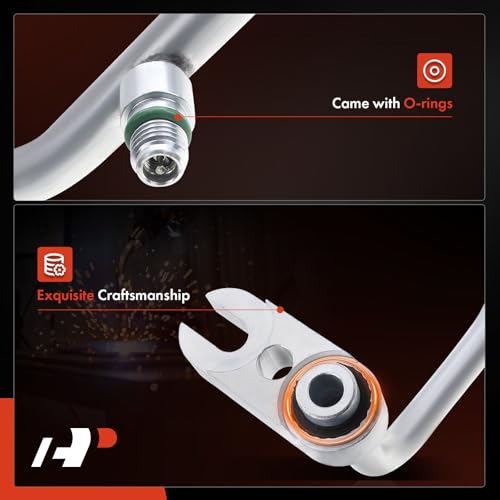 A-Premium مجموعة خرطوم تصريف مكيف A-Premium متوافقة مع جيب جراند شيروكي 2012-2021، دودج دورانجو 2011-2021، 5.7L 6.4L، من الضاغط إلى المكثف - Image 4