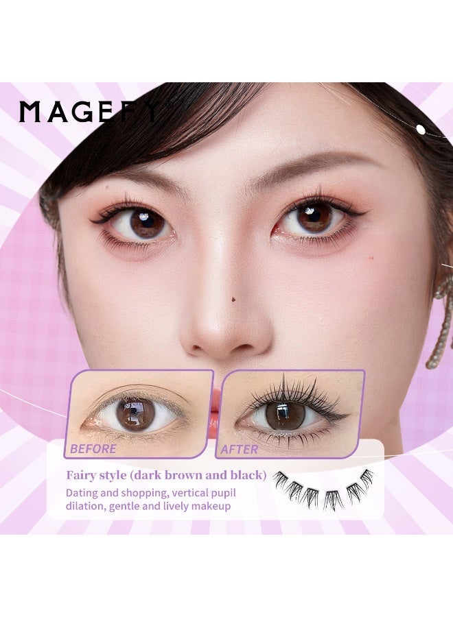 Self-Adhesive False Eyelash Kit, 108 Clusters, No Glue Or Makeup Eemover Eequired, Press-Type False Eyelashes, Pre-Attached Lash Clusters, DIY Eyelash Extension kit, Suitable For Beginners. - view 4
