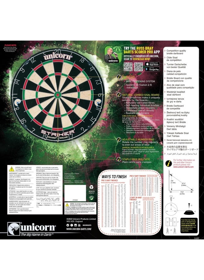 UNICORN Unicorn Dartboard Striker 79383 PDC Endorsed - Size Fs  - Image 4