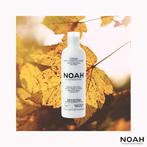 Noah - 2.2 Restructuring Cream with Yogurt - Wrap for Dry, Brittle and Dull Hair - 8.45 fl.oz. / 250 ml For Your Natural Beauty (Yogurt) - Image 5