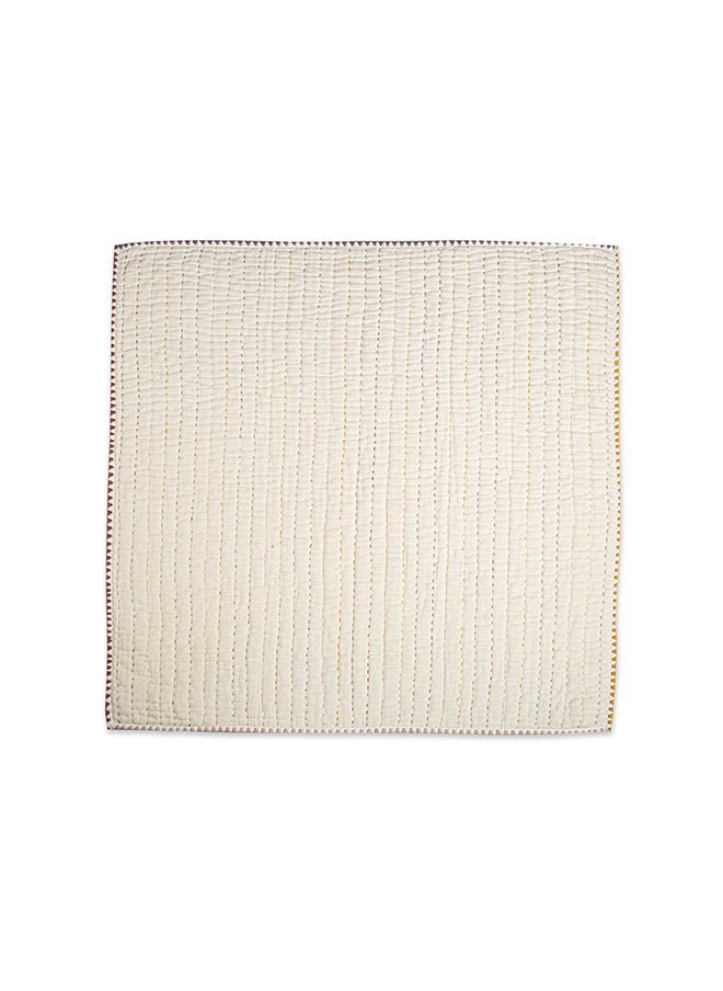 Crane BABY Blanket, Soft Cotton Quilted Nursery And Toddler Blanket For Boys And Girls, Light Yellow, 36 X 36 Inch  - Image 5