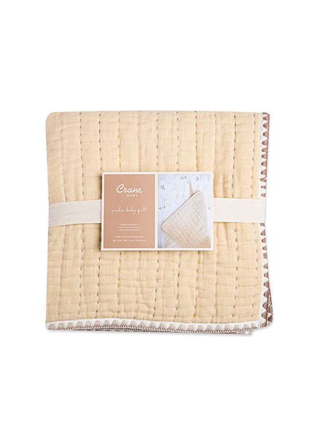 Blanket, Soft Cotton Quilted Nursery And Toddler Blanket For Boys And Girls, Light Yellow, 36 X 36 Inch - pzsku/ZABF76B47D2A84281364DZ/45/_/1701249717/bf0ae956-e08e-4581-aa69-ee90b49673b6