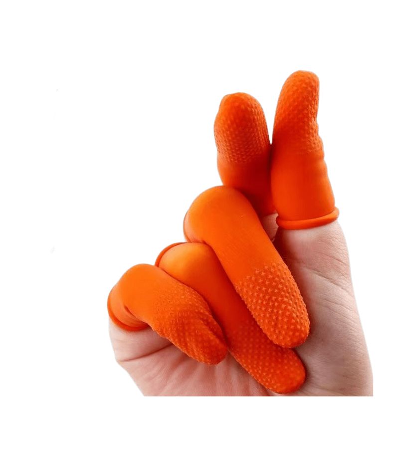 10 Pcs Rubber Finger Protectors For Glue Sewing Office Sorting Tasks - Image 5