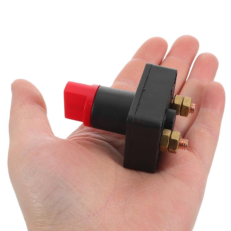 Motorcycle Tricycle 12v Battery Disconnect Switch Knob Rv Power Isolation Cutoff Switch Abs Anti-Leakage Universal Vehicle Battery Cut for Automotive Use - Image 4