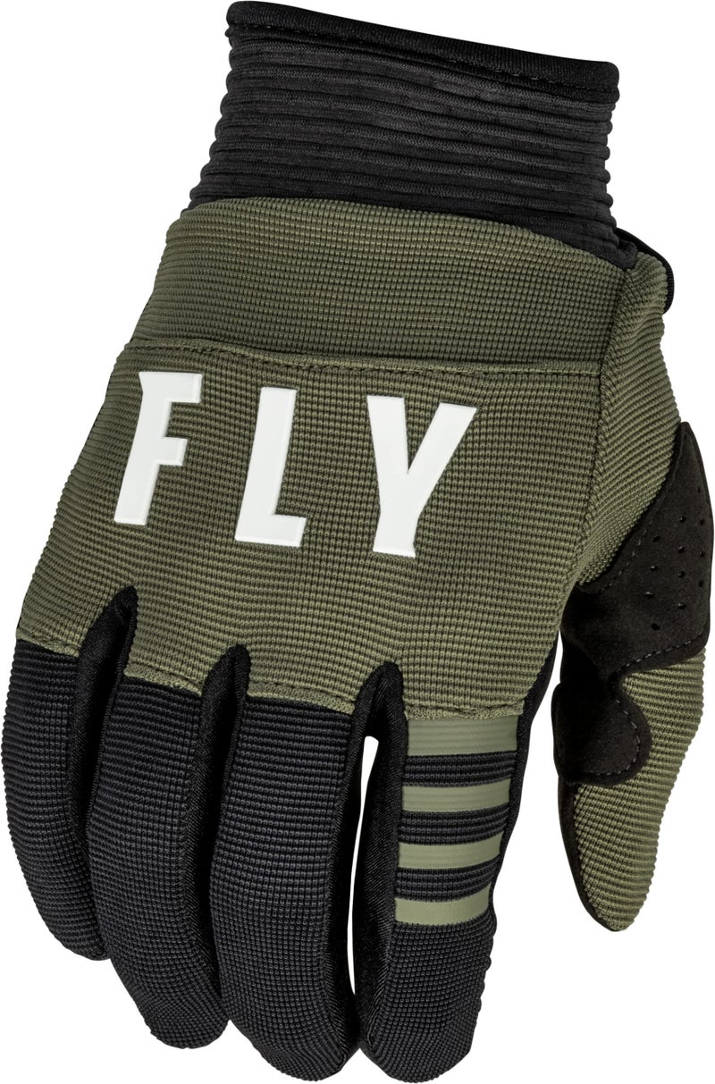 Fly Racing F16 Motocross Gloves Olive GreenBlack Large - Image 3