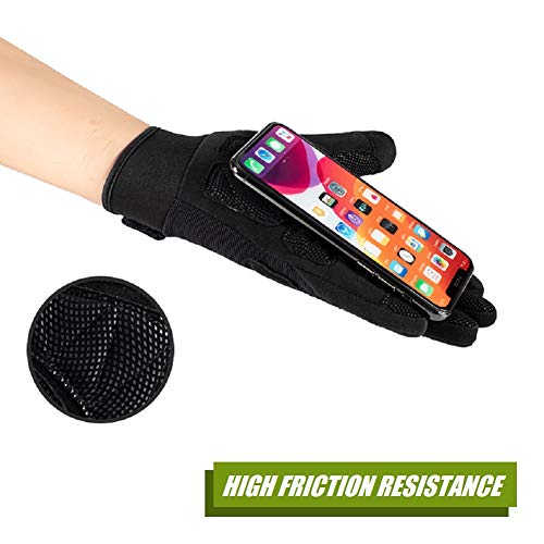 HYCOPROT Full Finger Tactical Gloves, Touch Screen Knuckle Protective Breathable Lightweight Outdoor Military Gloves for Shooting, Hunting, Motorcycling, Climbing (Medium, Green) - Image 3