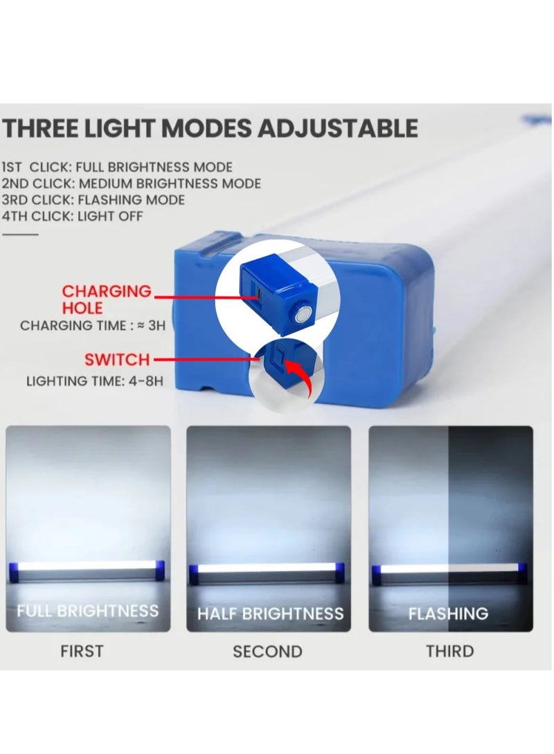 AROAQ LED Tube Light, Rechargeable Tube Camping Light, Magnetic Suspension Portable Light Bulb, Durable Versatile Outdoor LED Light For Camping Picnic Outdoors, (1pc Small, 17cm) - Image 2