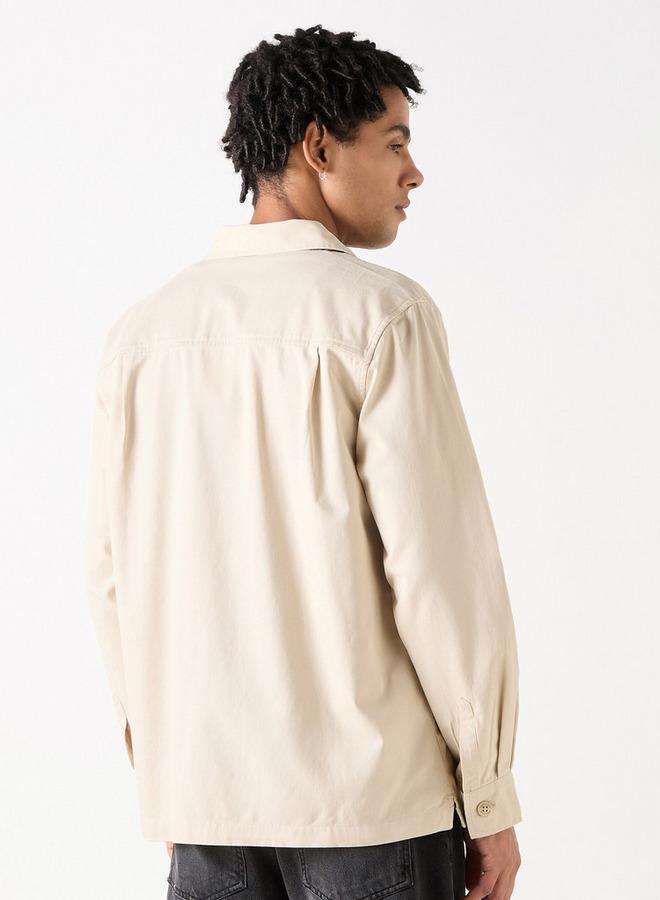 Ecko Unltd. Ecko Zip Though Shirt with Long Sleeves and Pockets - Image 3