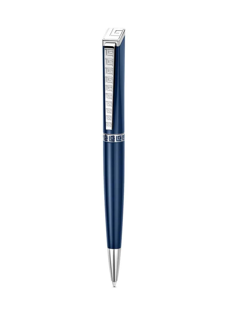 Guy Laroche Andrea Blue and Stainless Steel Writing Instrument