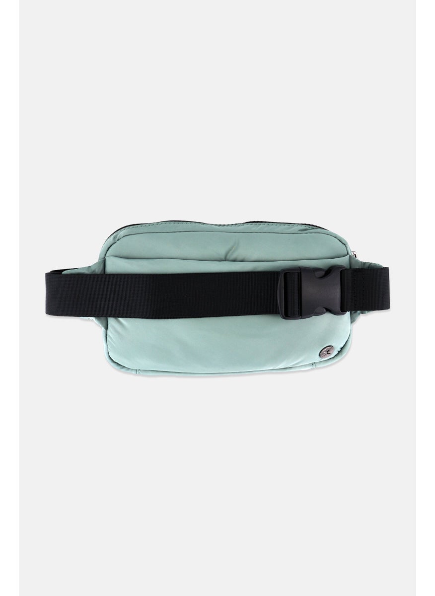 Danskin Women Brand Logo Casey Small Belt Bag 14 H x 24 L x 10 W cm, Pastel Green  - Image 2