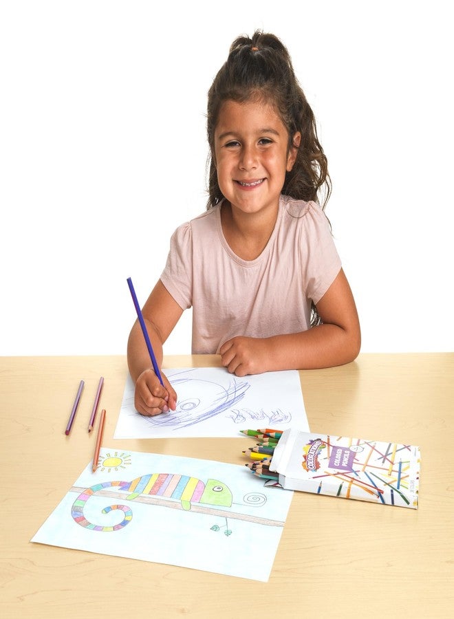 Colorations Colored Pencils - Set of 36,Hexagonal easy grip, Oversized Core for less breakage - Image 5
