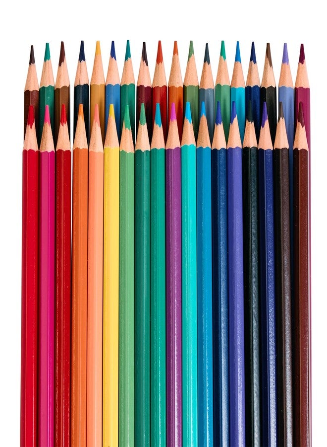 Colorations Colored Pencils - Set of 36,Hexagonal easy grip, Oversized Core for less breakage - Image 4