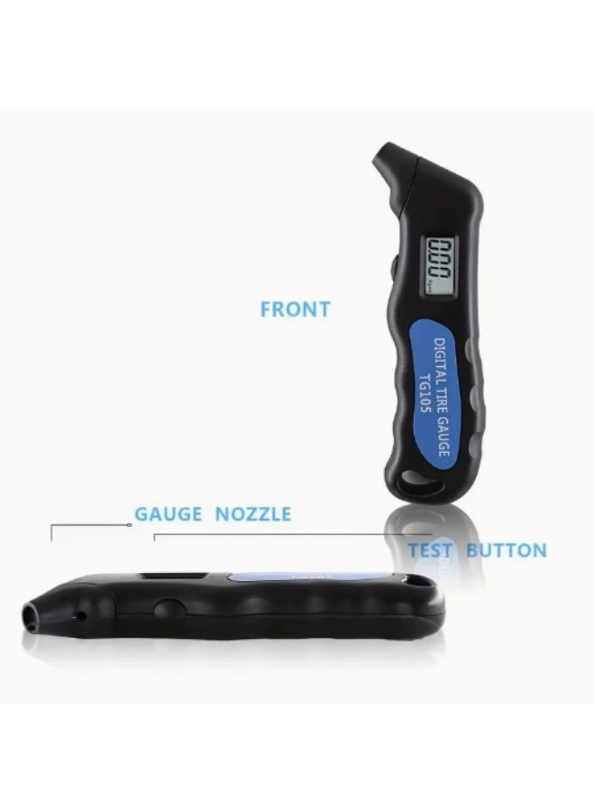 Digital Car Tire Air Pressure High-precision Gauge Meter LCD Display Manometer Barometers Tester for Car Truck Motorcycle Bike - Image 3