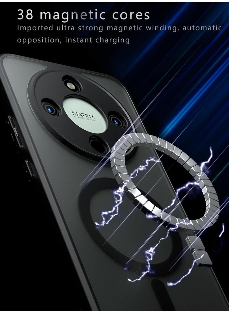 general Magnetic Case Compatible with Honor X70 Case Cover with Wireless Charging, Selected TPU Material and Four Corner Airbags Shock and Drop Resistance Cover for Honor X70 - Image 5