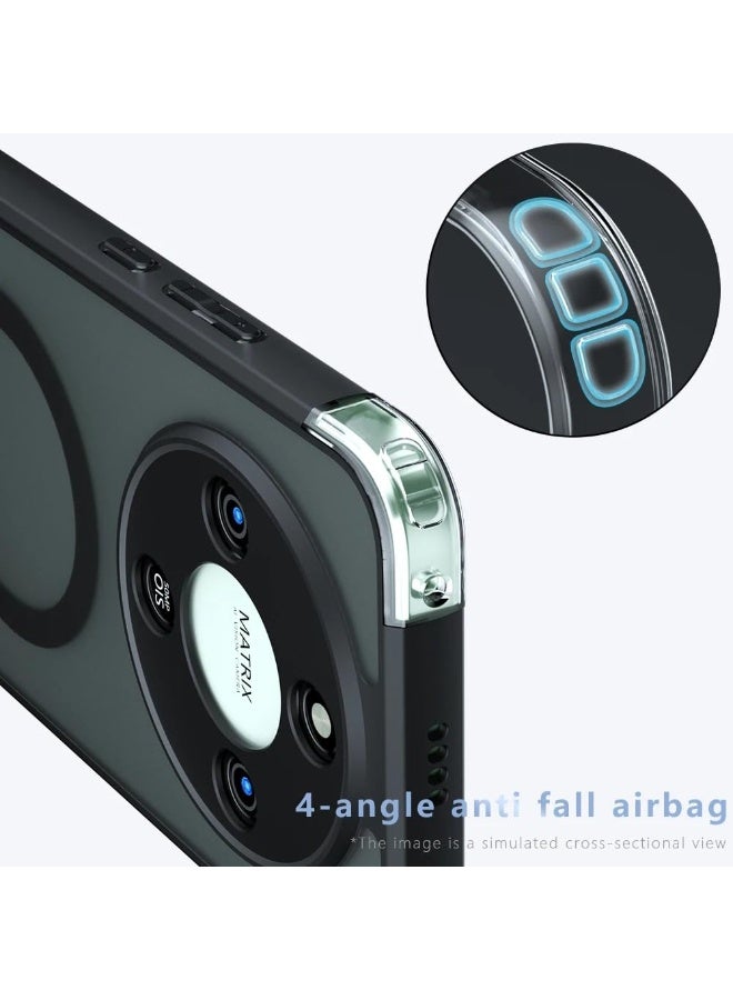 general Magnetic Case Compatible with Honor X70 Case Cover with Wireless Charging, Selected TPU Material and Four Corner Airbags Shock and Drop Resistance Cover for Honor X70 - Image 2