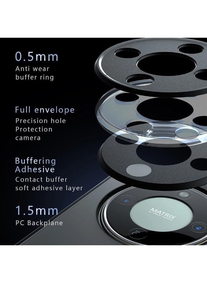 general Magnetic Case Compatible with Honor X70 Case Cover with Wireless Charging, Selected TPU Material and Four Corner Airbags Shock and Drop Resistance Cover for Honor X70 - Image 3