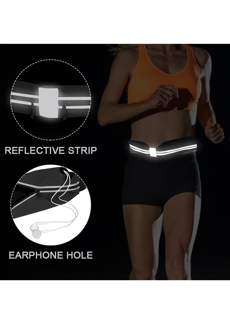 SYOSI - Slim Running Belt for Women  Men, Running Waist Pack Phone Holder, Jogging Workout f anny Pack Runners Pouch Gear Accessories for iPhone 12 11 Pro Max XS XR 8 7 Plus Traveling Gift Style 1 - Image 1