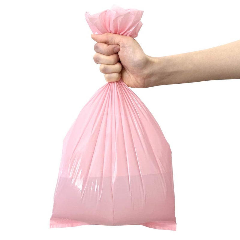 BOS Amazing Odor Sealing Baby Diaper Disposal Bags - Durable and Unscented [Size: M, Color: Pink] (90 count, Pack of 1) (90 Bags) - Image 3