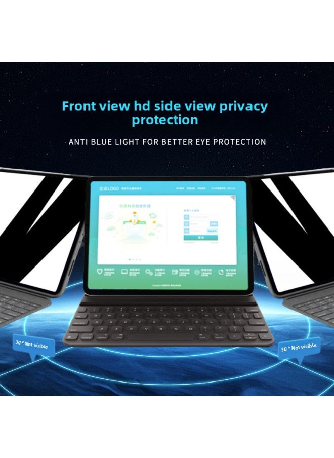 Generic - Applicable To Apple Ipad Series Peep-proof Tempered Film 10.2-inch 11-inch/2023 Ipad10 Peep-proof Tempered Film-Color:30 Degrees Peep-proof Tempered Film (with Packaging)-Size:iPad Pro10.5/iPad Air3(2018 2019) ] - Image 1