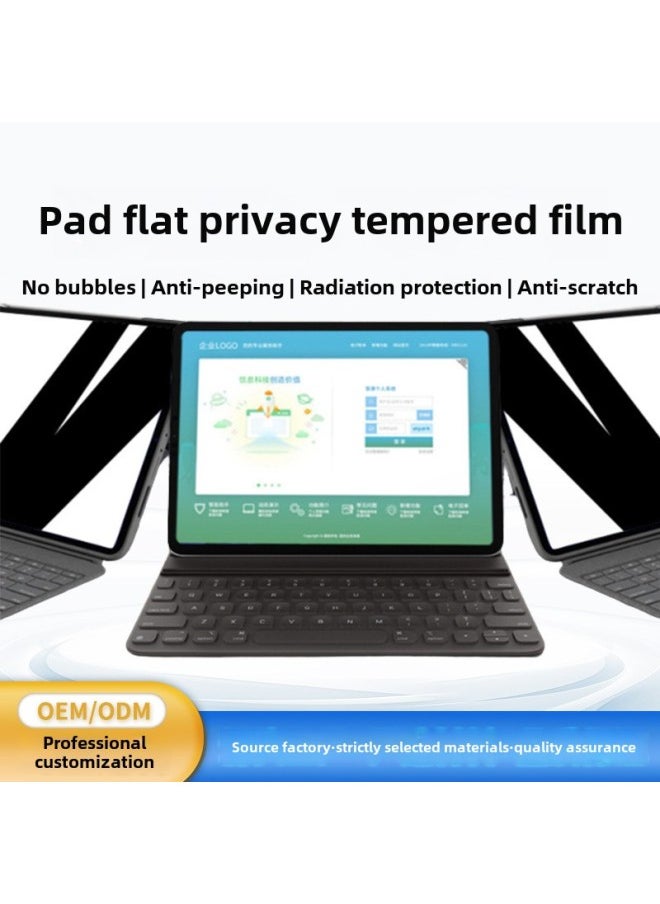 Generic - Applicable To Apple Ipad Series Peep-proof Tempered Film 10.2-inch 11-inch/2023 Ipad10 Peep-proof Tempered Film-Color:30 Degrees Peep-proof Tempered Film (with Packaging)-Size:iPad Pro10.5/iPad Air3(2018 2019) ] - Image 1