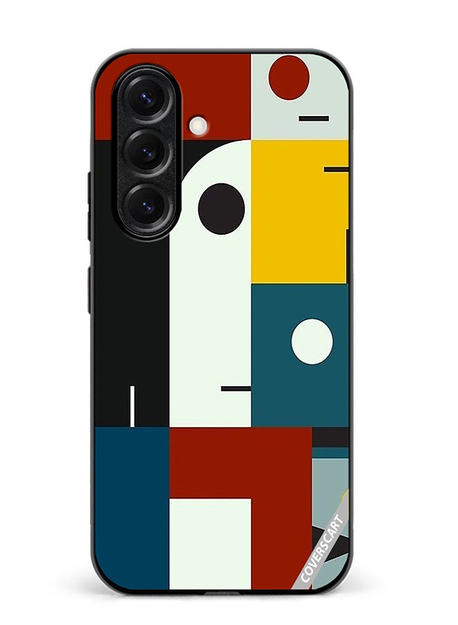 VR CREATIVE Protective Case Cover For Samsung Galaxy S25 Bauhaus Age Design Multicolour