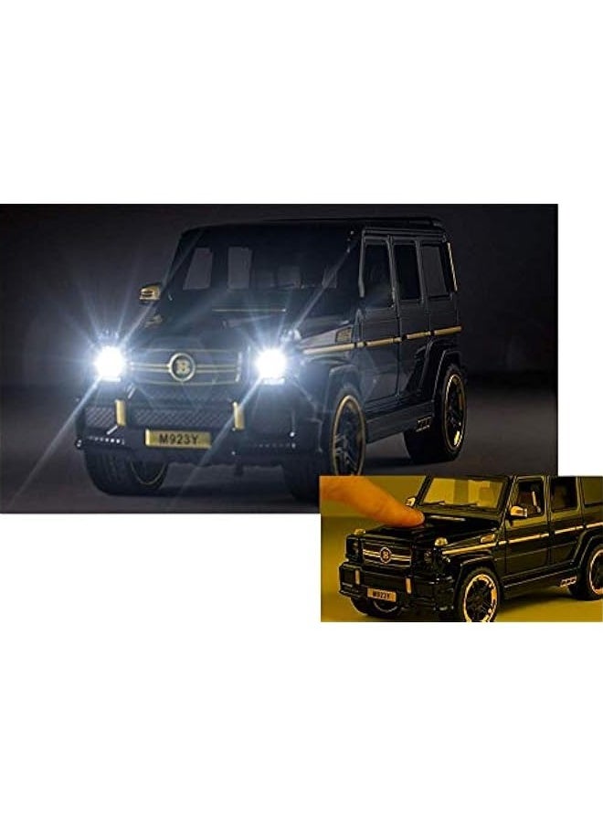 DURKU - Mercedes-Benz G65 Die-cast Car 1:24 - Zinc Alloy Toy with Sound and Lights - Perfect  Gift for Boys - Collectible with Barrier Card - Image 1