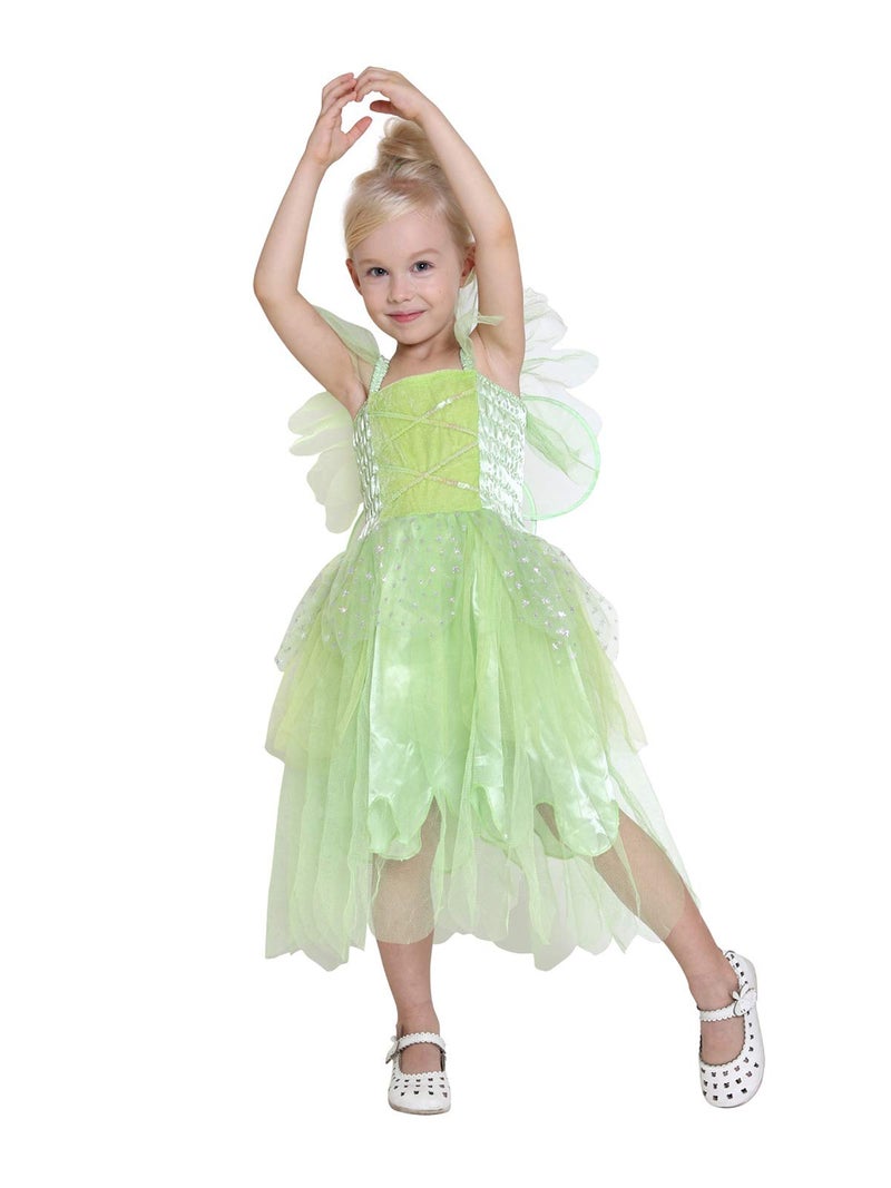 Jason Party Girls Tinkerbell Costume Fairy Dress Toddler Halloween Cosplay - Image 1
