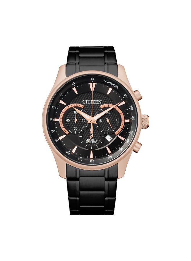 سيتيزن ساعة يد رجالية تناظرية ستانلس ستيل بشكل برميل - -  مم - Image 1