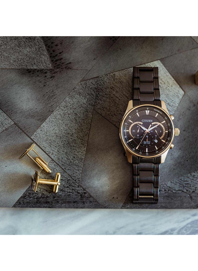 سيتيزن ساعة يد رجالية تناظرية ستانلس ستيل بشكل برميل - -  مم - Image 4