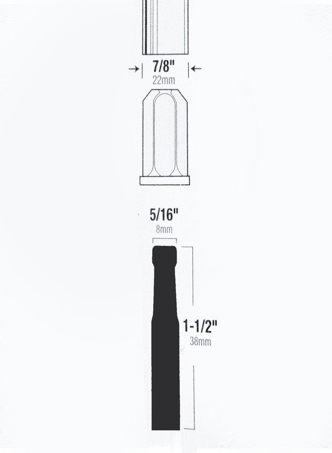 Shepherd Hardware 9071 7/8-Inch Plastic Furniture Socket - Image 2