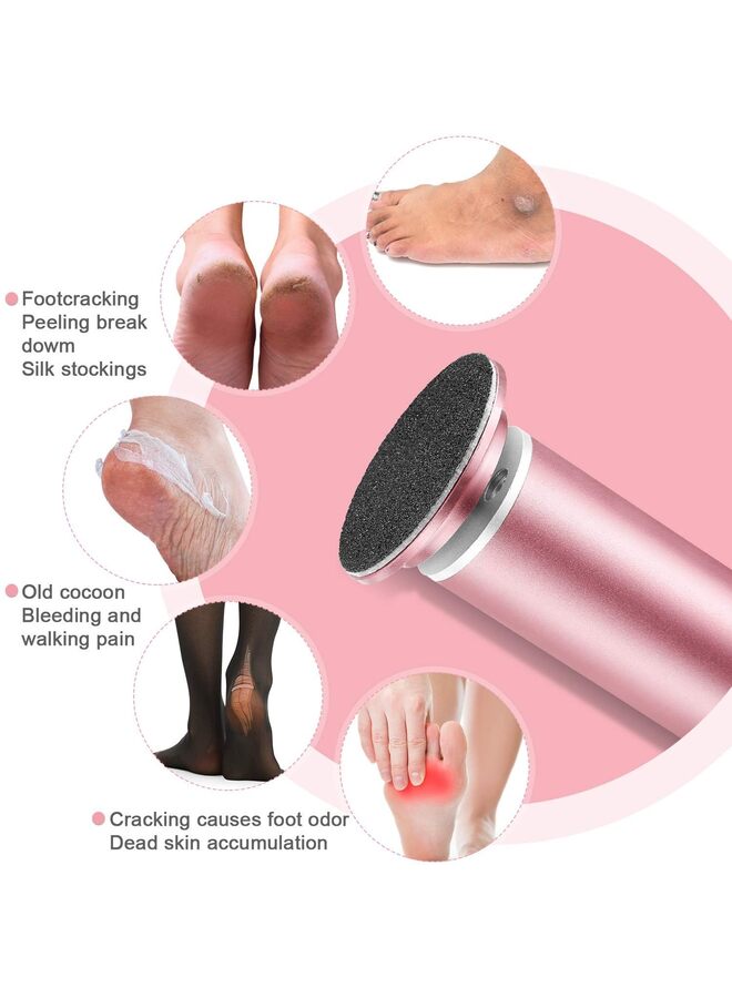 LAMAY 2PCS Replacement Sandpaper Discs for Electric Foot File Adjustable Speed Callus Remover Tool Sandpaper Pad Disks Replaceable for Men Women Dead Cracked Hard Skin - Image 5