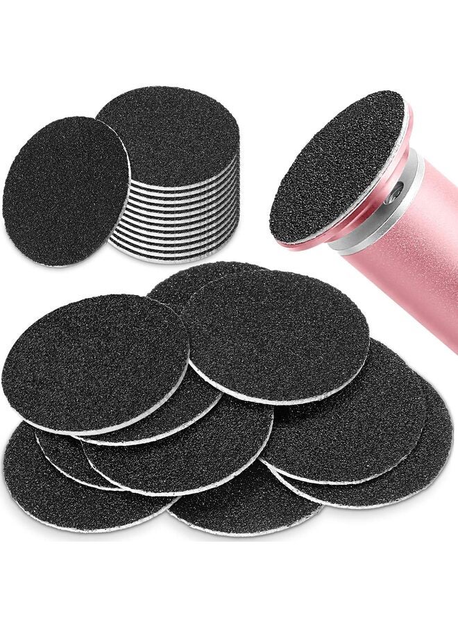 LAMAY 2PCS Replacement Sandpaper Discs for Electric Foot File Adjustable Speed Callus Remover Tool Sandpaper Pad Disks Replaceable for Men Women Dead Cracked Hard Skin - Image 1