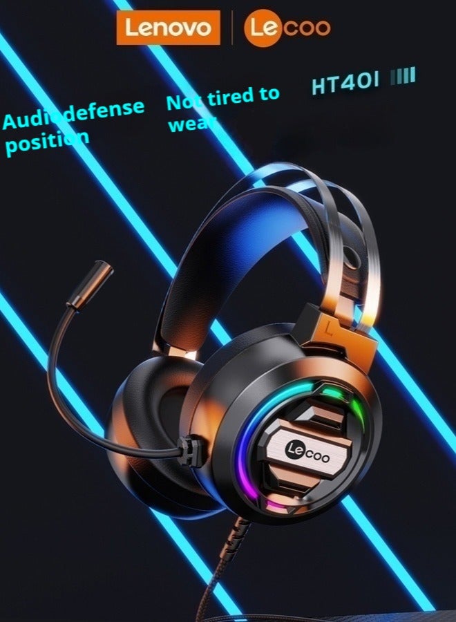 lecoo Lenovo Lecoo Wired Gaming Headset Black - Image 1