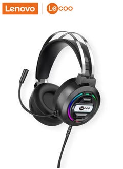 lecoo Lenovo Lecoo Wired Gaming Headset Black  - Image 2