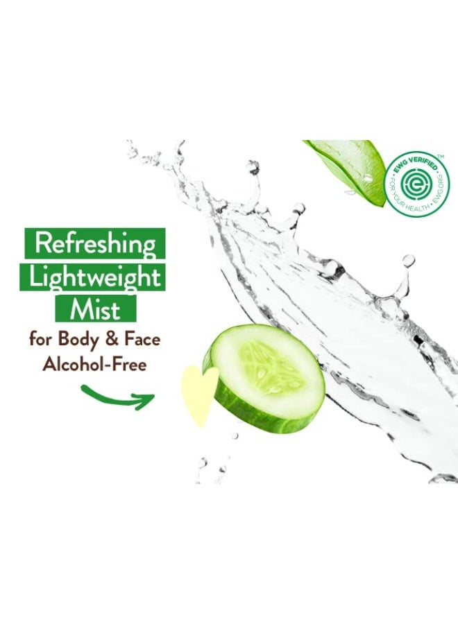 Babo Botanicals Babo Botanicals After Sun Soothing Mist - Aloe Vera & Cucumber - For Face, Body & Sensitive Skin - Non-Aerosol - No-touch application - EWG Verified - Alcohol-Free - Scented with cucumber extract - Image 2