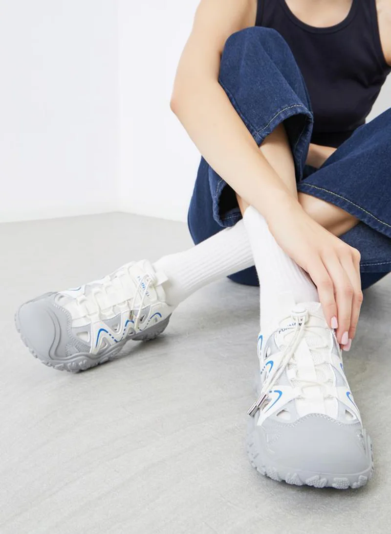 ستايلي اكتيف حذاء سنيكرز بنعل بارز الملمس