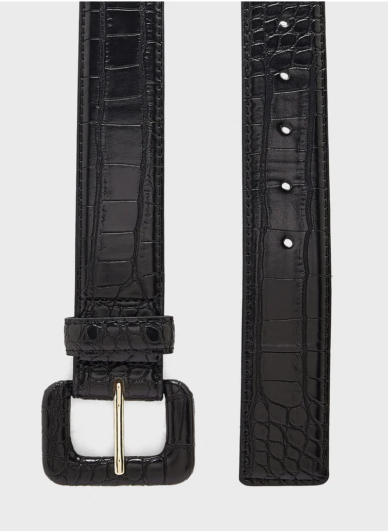 MANGO Aline Allocated Hole Belt