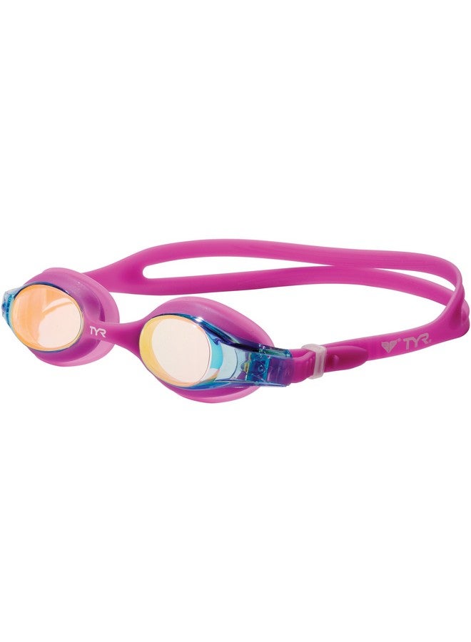 TYR Swimple Youth Metallized Goggle (Berry Fizz) - Image 2
