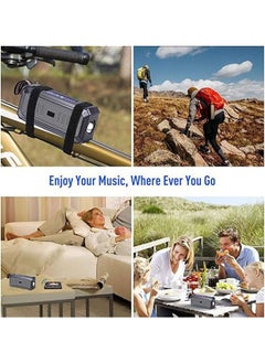 General Portable Solar Speaker, 800MAH Battery Capacity Outdoor Speaker, Outdoor Solar Powered Wireless Speaker, High Fidelity Shockproof Sound Durable Wireless Speaker, Enjoy Your Music Anytime, Anywhere  - Image 4