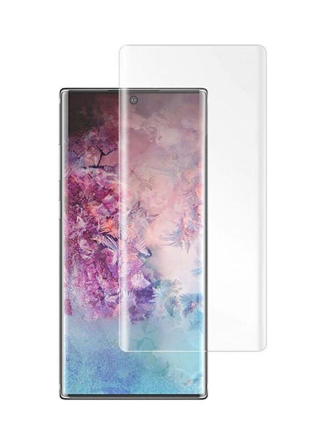 NIBEMINENT For Samsung Galaxy Note 10 Plus Uv Nano Curved Full Glue Glass Screen Protector Optics - Clear